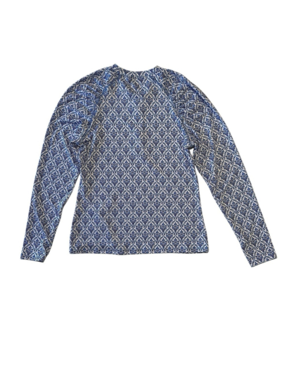The American Outdoorman For Women Activewear Top 1/4 Zip Womens M Blue & White - Picture 2 of 11